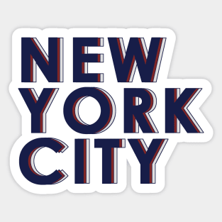 New York City Text Sticker